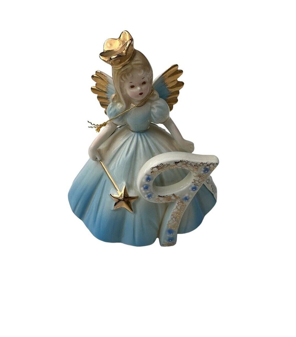 Vintage Josef Originals Birthday Doll Angel Figure 9 Year Old